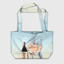 Пляжная сумка 3D KonoSuba бутылка