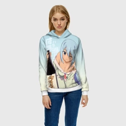 Женская толстовка 3D KonoSuba бутылка - фото 2