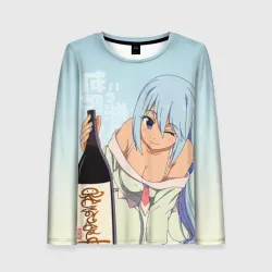 Женский лонгслив 3D KonoSuba бутылка