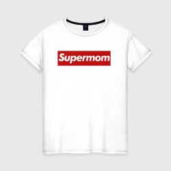 Женская футболка хлопок Супер мама