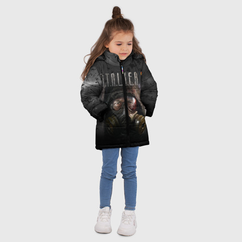 Зимняя куртка для девочек 3D Stalker 2, цвет черный - фото 5