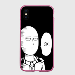Чехол для iPhone XS Max матовый One Puncn Man ok
