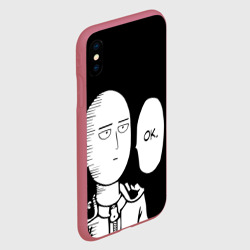 Чехол для iPhone XS Max матовый One Puncn Man ok - фото 2