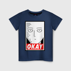 Детская футболка хлопок Okay Saitama