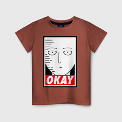 Детская футболка хлопок Okay Saitama