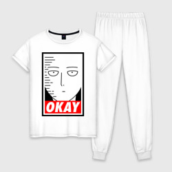 Женская пижама хлопок Okay Saitama