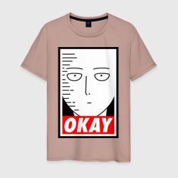 Мужская футболка хлопок Okay Saitama