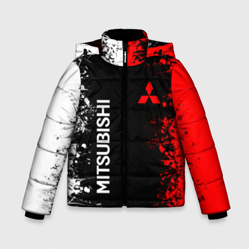 Зимняя куртка для мальчиков 3D Mitsubishi, цвет красный