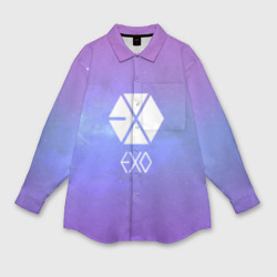 Мужская рубашка oversize 3D Exo Galaxy