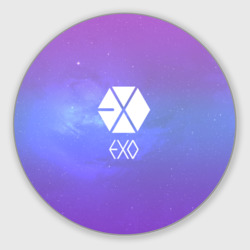 Круглый коврик для мышки Exo Galaxy