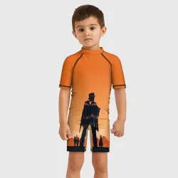 Детский купальный костюм 3D Назад в будущее - фото 2