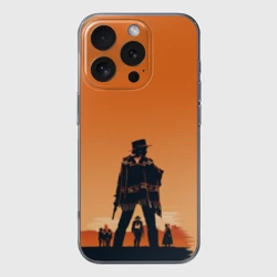 Чехол для iPhone 16 Pro Max силиконовый с защитой камеры Назад в будущее