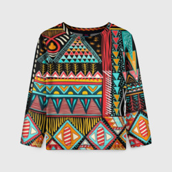 Детский лонгслив 3D Африканский стиль