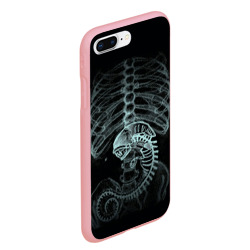 Чехол для iPhone 7Plus/8 Plus матовый Чужой на Рентгене - фото 2