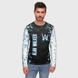 Мужской лонгслив 3D Alan Walker - фото 2
