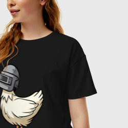 Женская футболка хлопок Oversize Playerunknown`s Battlegrounds - фото 2