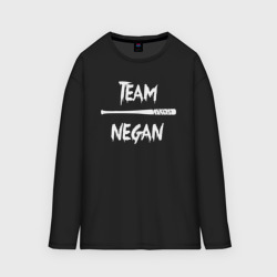 Мужской лонгслив oversize хлопок Team Negan