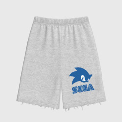 Женские шорты oversize футер хлопок Sonic Sega