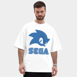 Мужская футболка Oversize хлопок premium Sonic Sega - фото 2