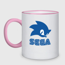 Кружка двухцветная Sonic Sega