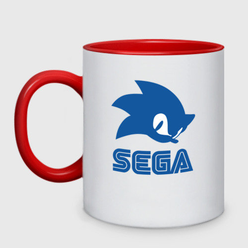 Кружка двухцветная Sonic Sega