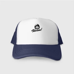 Кепка тракер с сеткой Поехали! - Гагарин