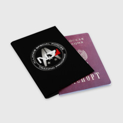 Обложка для паспорта матовая кожа Mass Effect - фото 2