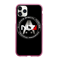 Чехол для iPhone 11 Pro Max матовый Mass Effect