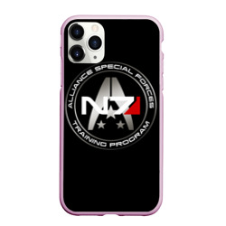 Чехол для iPhone 11 Pro Max матовый Mass Effect