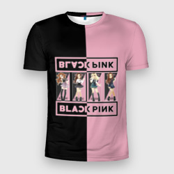 Мужская футболка 3D Slim Blackpink