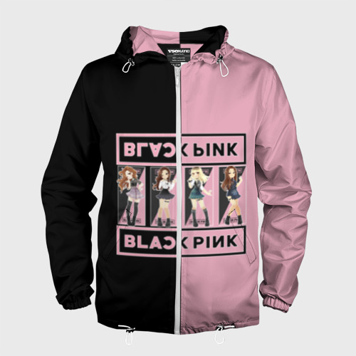 Мужская ветровка 3D Blackpink, цвет белый