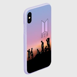 Чехол для iPhone XS Max матовый BTS on the Sunset - фото 2