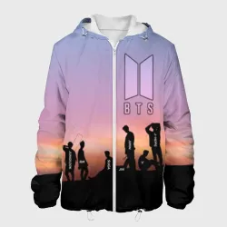 Мужская куртка 3D BTS on the Sunset
