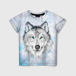 Детская футболка 3D Волк