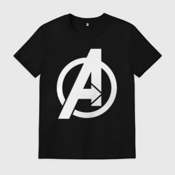 Avengers logo white Avengers logo white