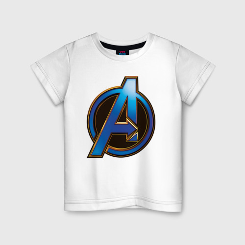 Детская футболка хлопок Avengers logo Фото 01 Детская футболка хлопок Avengers logo Фото 01