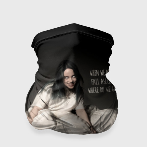 Бандана-труба 3D Billie Eilish, цвет 3D печать