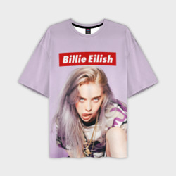 Мужская футболка oversize 3D Billie Eilish