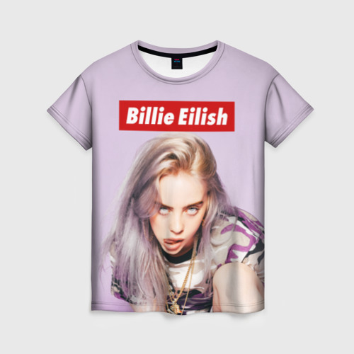 Женская футболка 3D Billie Eilish, цвет 3D печать