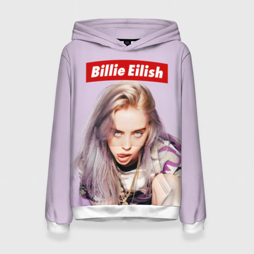 Женская толстовка 3D Billie Eilish, цвет 3D печать