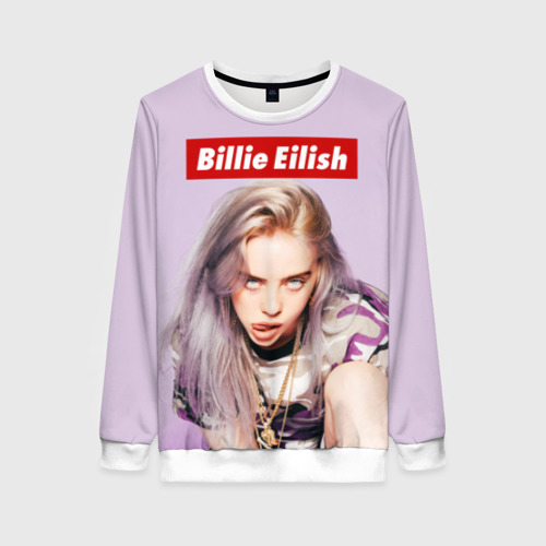 Женский свитшот 3D Billie Eilish, цвет 3D печать