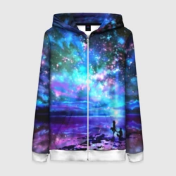 Женская толстовка 3D на молнии Романтика