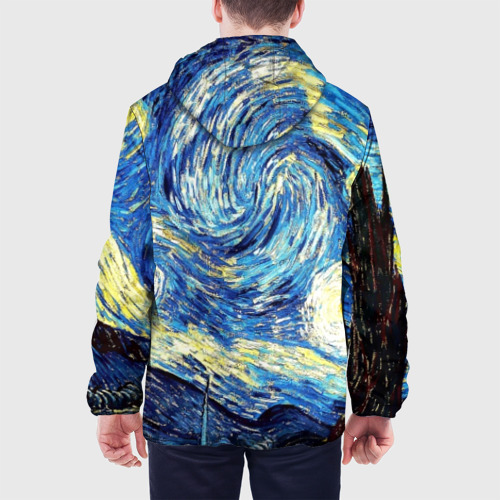 Мужская куртка 3D Вангог, цвет 3D печать - фото 5