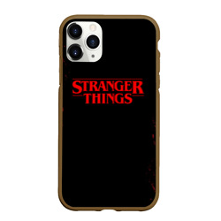 Чехол для iPhone 11 Pro Max матовый Stranger things