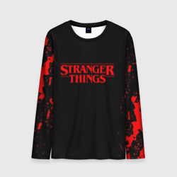 Мужской лонгслив 3D Stranger things