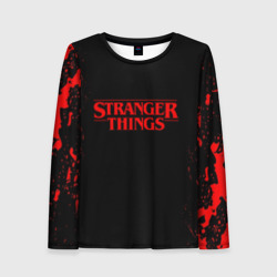 Женский лонгслив 3D Stranger things