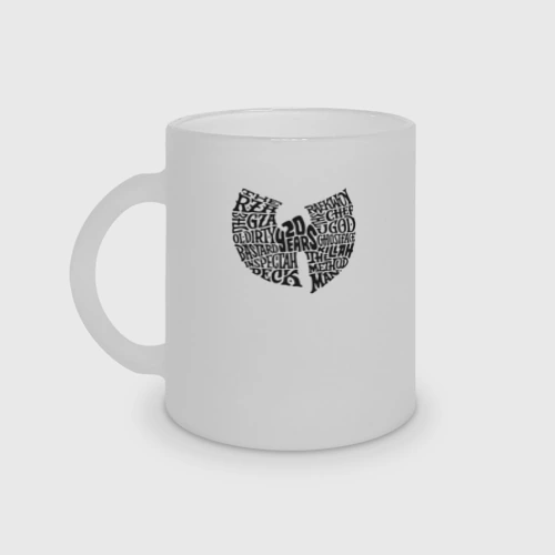 Кружка матовая стеклянная Wu tang clan