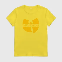 Женская футболка хлопок Wu tang clan