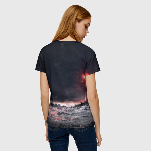 Женская футболка 3D с принтом DARK SOULS, вид сзади #2