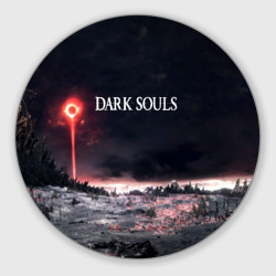 Круглый коврик для мышки Dark Souls